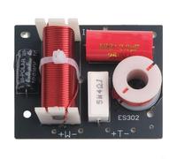 Crossover altoparlante audio a 2 vie per divisore di frequenza alti e bassi, taglio 3200 Hz, gestione della potenza 80W, impedenza 4-8 Ohm, altoparlante fai da te Fi