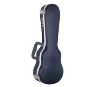 Crossrock, 0-String Soprano Ukulele, super leggero ABS modellato custodia rigida in nero, (CRA860SUBK)