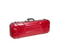 Crossrock 4/4 Size Violin Case | Hardshell modellati addominali con compartimento interno 2 portate di sicurezza Blocco di sicurezza e cinghie stacca