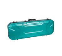 Crossrock 4/4 Size Violin Case | Hardshell stampato addominali con scompartimento interno 2 supporti per prua di sicurezza e cinghie staccabili blu-m