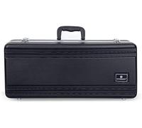 Crossrock ABS modellato con tracolla singola cassa nera per sassofono tenore (CRA861TSBK-R)