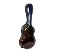 Crossrock Air Carbon CRF6030CNU - Custodia per chitarra classica 4/4 in fibra di carbonio forgiata con texture nebulosa - Blocco TSA e sistema ergonomico - Resistenza agli urti testata in laboratorio