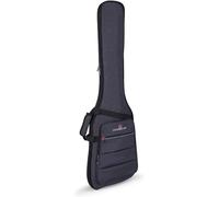 Crossrock Borsa imbottita per basso elettrico | Imbottitura 10 mm, spallacci zaino, tasca accessori - Protezione leggera quotidiana