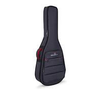 Crossrock CRSG107C - Borsa per chitarra classica a grandezza naturale, imbottitura da 10 mm, zaino disponibile, grigio scuro (CRSG107CGR)