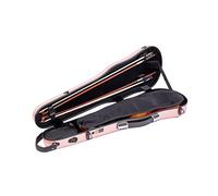Crossrock Composito in carbonio resistente e leggero, solo 2 kg, supporta una pressione di 350 libbre in custodia per violino 4/4 a forma di oro rosa (CRF4000SVRG)