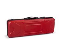 Crossrock CRA400VFRD violino 4/4, custodia con cerniera ABS modellato zaino stile in rosso