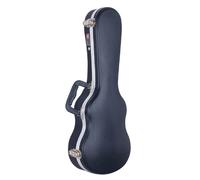 Crossrock CRA800CUBK Concert ABS modellato custodia per ukulele, nero