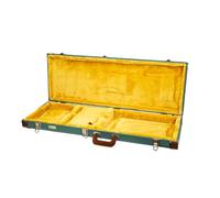 Crossrock CRA860 - Custodia rigida per chitarra ABS modellata con arco superiore, Tweed Blu Malachite, Electric Guitar, Serie Master Elettrico