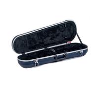 Crossrock CRA860VF - Custodia rettangolare per violino, in ABS, colore: Blu blue Blue