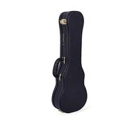 Crossrock CRA900SUG - Custodia per ukulele soprano in policarbonato/ABS leggero e resistente, aspetto grigio metallizzato