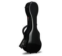 Crossrock CRF1000SUBK ukulele soprano in fibra di vetro, custodia rigida, nero