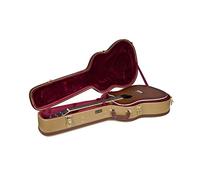 Crossrock CRW600DTW - Custodia in legno per chitarre acustiche a 6 corde, in tweed vintage