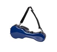 Crossrock Custodia deluxe in fibra di vetro per ukulele soprano con blocco TSA (CRF2020SUNVBL)