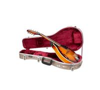 Crossrock Custodia per mandolino in stile A | Guscio rigido modellato in ABS con blocco di sicurezza, piedini in metallo e cinghie staccabili-champagne (CRA862MACH)