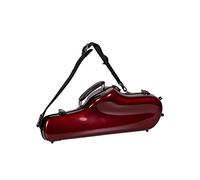 Crossrock Custodia in fibra di vetro per sassofono contralto con spallacci rimovibili-rosso (CRF1020ASRD)