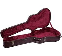 Crossrock Custodia in legno per chitarre elettriche Archtop/Hollow Body/Jazz da 40,6 cm, compatibile con Gretsch Electromatic, Ibanez, Epiphone, Gibson ES Series-Vintage Brown (CRW620JA16BR)