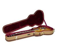 Crossrock Custodia in legno per chitarre elettriche Les Paul, vinile tweed (CRW620LTW)