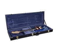 Crossrock Custodia in legno rigida deluxe per chitarre elettriche Jazzmaster/Jaguar, colore nero (CRW600JMB)