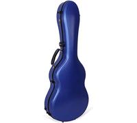 Crossrock Custodia in policarbonato per chitarre classiche 4/4, custodia antigraffio in blu (CRF4020CBL), Blu, 4/4 Classical, chitarra classica