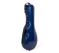 Crossrock Custodia per mandolino in fibra di vetro, stile F, con scomparto per accessori, cinghie per zaino, serratura TSA (CRF2020MFNVBL), blu navy, F-style, moderno