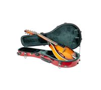 Crossrock Custodia per mandolino in fibra di vetro, stile F, con scomparto per accessori, cinghie per zaino, serratura TSA (CRF2020MFRD)