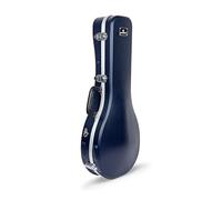 Crossrock Custodia Rigida in ABS per Mandolino A-Style | Guscio Blu, Scomparto Accessori, Chiusura Sicura, Spallacci Rimovibili - Protezione Resistente