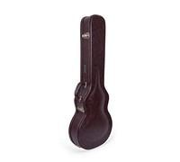 Crossrock Custodia rigida in legno per chitarre elettriche Les Paul, marrone (CRW600LBR)