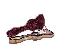 Crossrock Custodia rigida in legno per chitarre elettriche stile Telecaster e Stratocaster con spallacci rimovibili-Tweed (CRW700STTW), Tweed, St Electric
