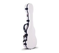 Crossrock - Custodia rigida per ukulele soprano Fiberglass bianco