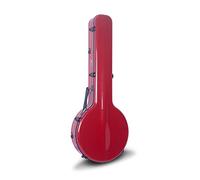 Crossrock Deluxe legno duro custodia per OM/000 custodia per chitarra Fiberglass Red