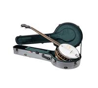 Crossrock Deluxe legno duro custodia per OM/000 custodia per chitarra Fiberglass Silver
