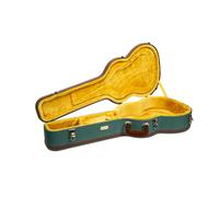 Crossrock Master Series CRW720-00012MB - Custodia in legno per chitarra acustica 12 tasti con blocco di sicurezza, manico in vera pelle, materiale rinforzato, gambe in metallo, spazio di archiviazione