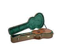 Crossrock Master Series CRW720-00012OG - Custodia in legno per chitarra acustica a 12 tasti, chiusura di sicurezza, manico in vera pelle, hardware rinforzato, piedini in metallo, spazio di