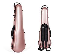 Crossrock Poly Carbon per violini 4/4, custodia antigraffio in oro rosa (CRF4020SVRG)