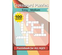 Crossword Puzzle Book | Easy to Medium Difficulty: Crossword with Easy to Read Print Large Grid Size, for All-Skill Levels, at All Ages | 6x9 inches | ... Gift for Holidays, Vacations, and Free times