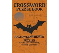 Crossword Puzzle Book, Halloween Themed Puzzles: Crossword Puzzles with Easy to Read Print about, Halloween, Horror, Fun and more | 6x9 inches, 120 ... Gift for Vacations, Holidays and Relaxation