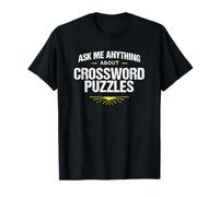 Crossword Puzzle Expert T-Shirt Ask Me About Cruciverba Maglietta