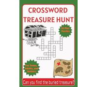 Crossword Treasure Hunt: Can you locate the buried treasure - Brain game for Adults, Teens and Seniors. Each puzzle challenges you to find the treasure!