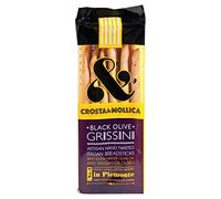 Crosta & Mollica Grissini Olive Nere (140g) (Confezione da 2)