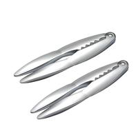 Crostacei Pinza per Aragoste e Scampi, Apri Granchio Crostacei Astice, Argento Lucidato (KIT 15CM 2PZ)