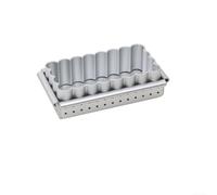 Crostata di uova di mais in lega di alluminio a forma di crisantemo in pizzo per stampo per cottura torte dolci e pasta sfoglia al burro (A)