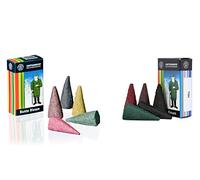 Crottendorfer - Candele di incenso giganti, 5 pezzi, misura XL, set da 2 pezzi, mix colorato e mix, made in Germany