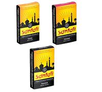 Crottendorfer - Coni di incenso Santali, fragranze orientali, set da 3 pezzi (3 x 20 coni di incenso, misura M) - oppio + orientale + patchouli - Made in Germany
