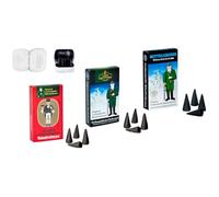 Crottendorfer Set di 3 incensi di incenso, profumi: incenso natalizio, dimensioni: M, L e anniversario M, quantità: 68 pezzi con 4 coni di incenso come campione, made in Germany