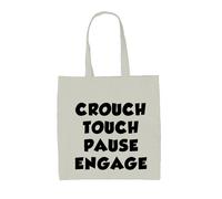 Crouch Touch Pause Engage - Borsa In Tela - Rugby League Union Sport