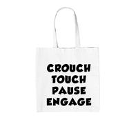 Crouch Touch Pause Engage - Borsa In Tela - Rugby League Union Sport
