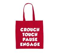 Crouch Touch Pause Engage - Borsa In Tela - Rugby League Union Sport