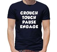Crouch Touch Pause Engage Maglietta Uomo - Rugby League - Union - Sport