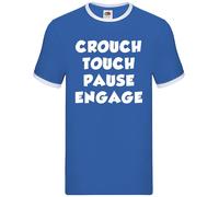 Crouch Touch Pause Engage - Ringer Da Uomo - Sport Di Rugby League Union