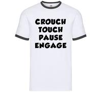 Crouch Touch Pause Engage - Ringer Da Uomo - Sport Di Rugby League Union